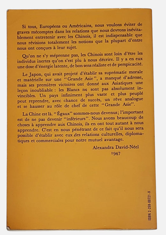 Alexandra David-Néel|À l'Ouest barbare de la vaste Chine|法國女探險家西藏中亞旅行文學經典|書況如圖示