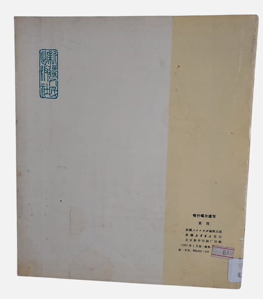 《喀什葛爾速寫》黃冑著 | 背面