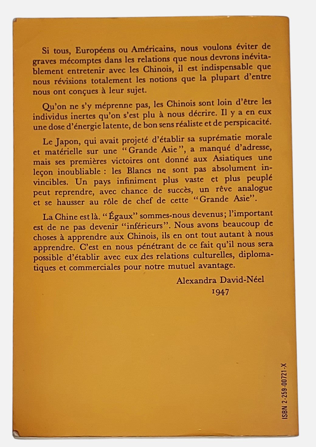 Alexandra David-Néel｜À l'Ouest barbare de la vaste Chine｜法國女探險家西藏中亞旅行文學經典｜書況如圖示