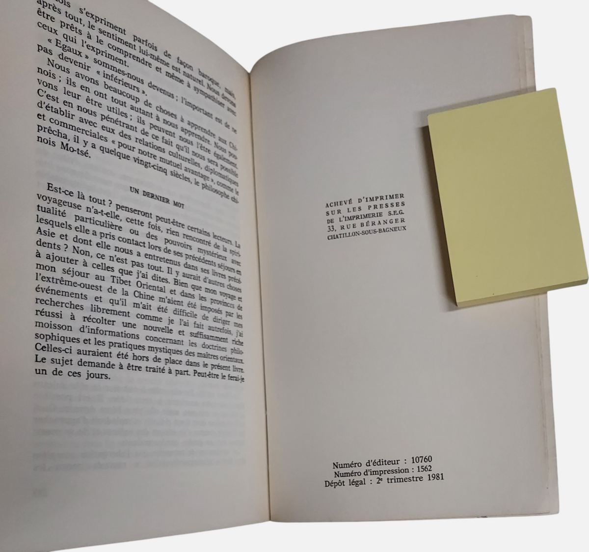 Alexandra David-Néel｜À l'Ouest barbare de la vaste Chine｜法國女探險家西藏中亞旅行文學經典｜書況如圖示