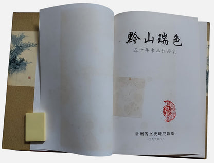 黔山瑞色：五十年書畫作品集｜書況, 印章及污漬