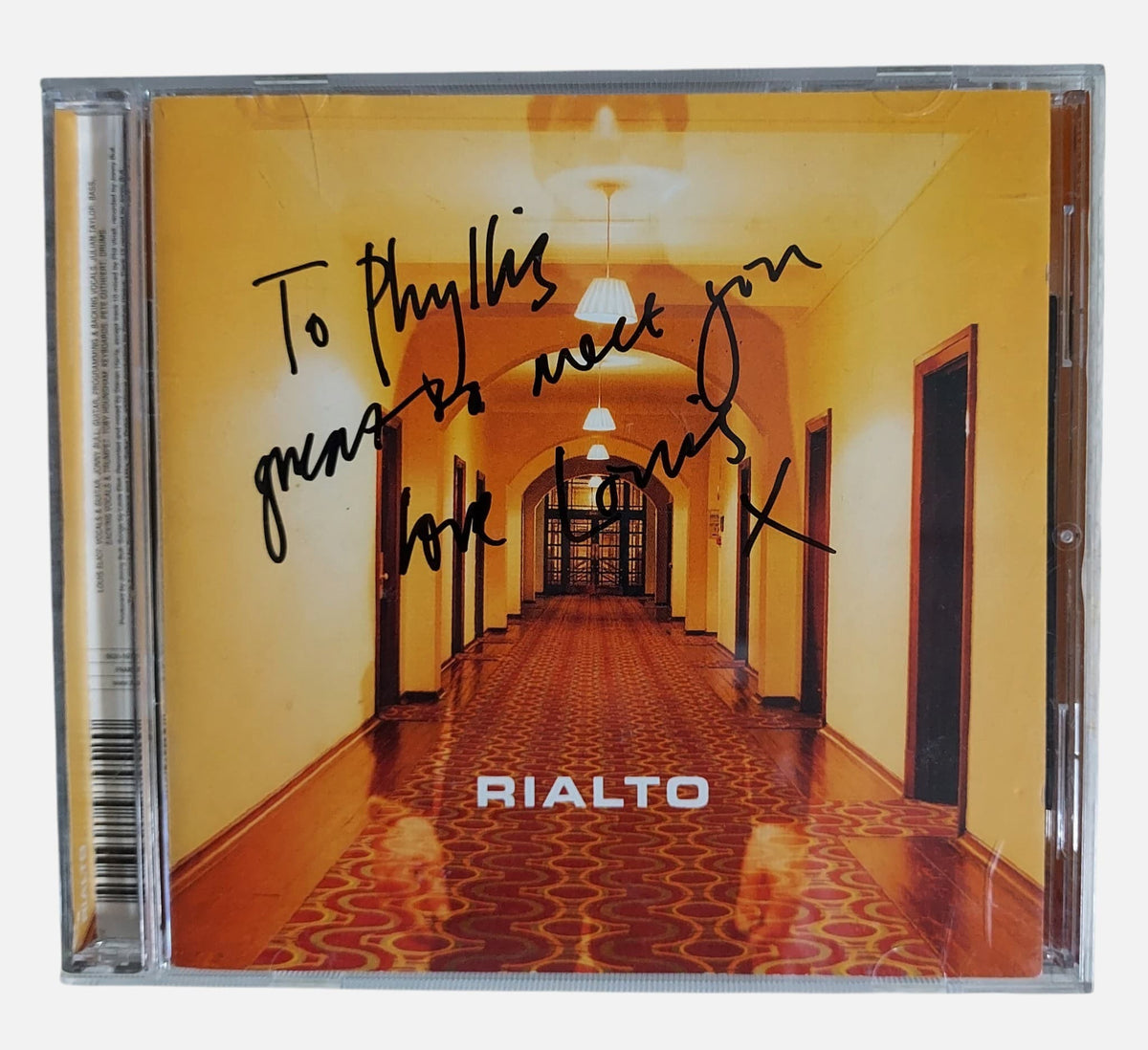 Rialto｜Rialto 同名專輯 CD｜1998｜主唱 Louis Eliot 簽名｜二手