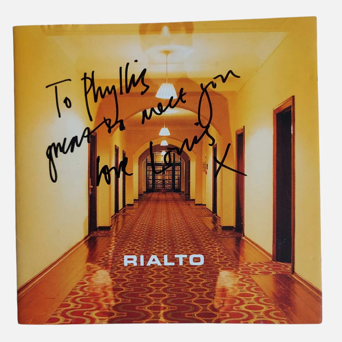 Rialto｜Rialto 同名專輯 CD｜1998｜主唱 Louis Eliot 簽名